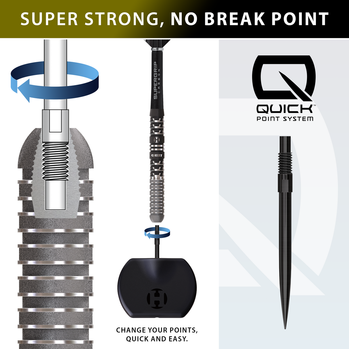 Harrows Dave Chisnall Darts - Steel Tip - 90% Tungsten - Series 4