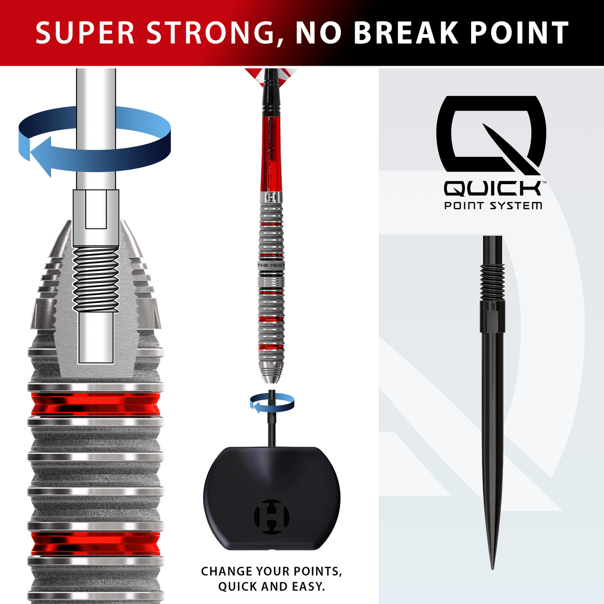 Harrows Damon Heta Darts - Steel Tip - 90% Tungsten - Series 4