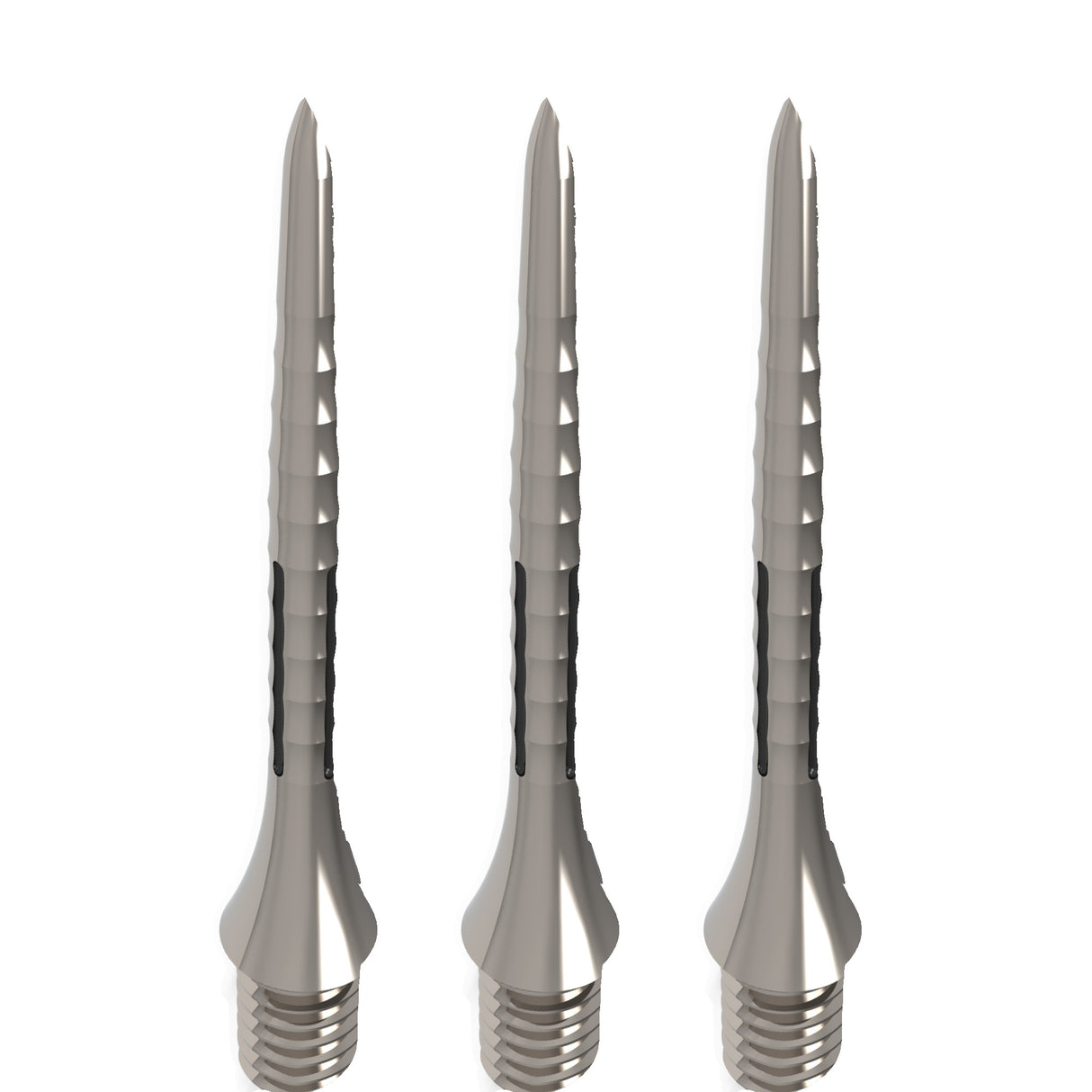 *Caliburn Bamboo Conversion Points - Screw In - Soft Tip to Steel Tip - Silver & Black