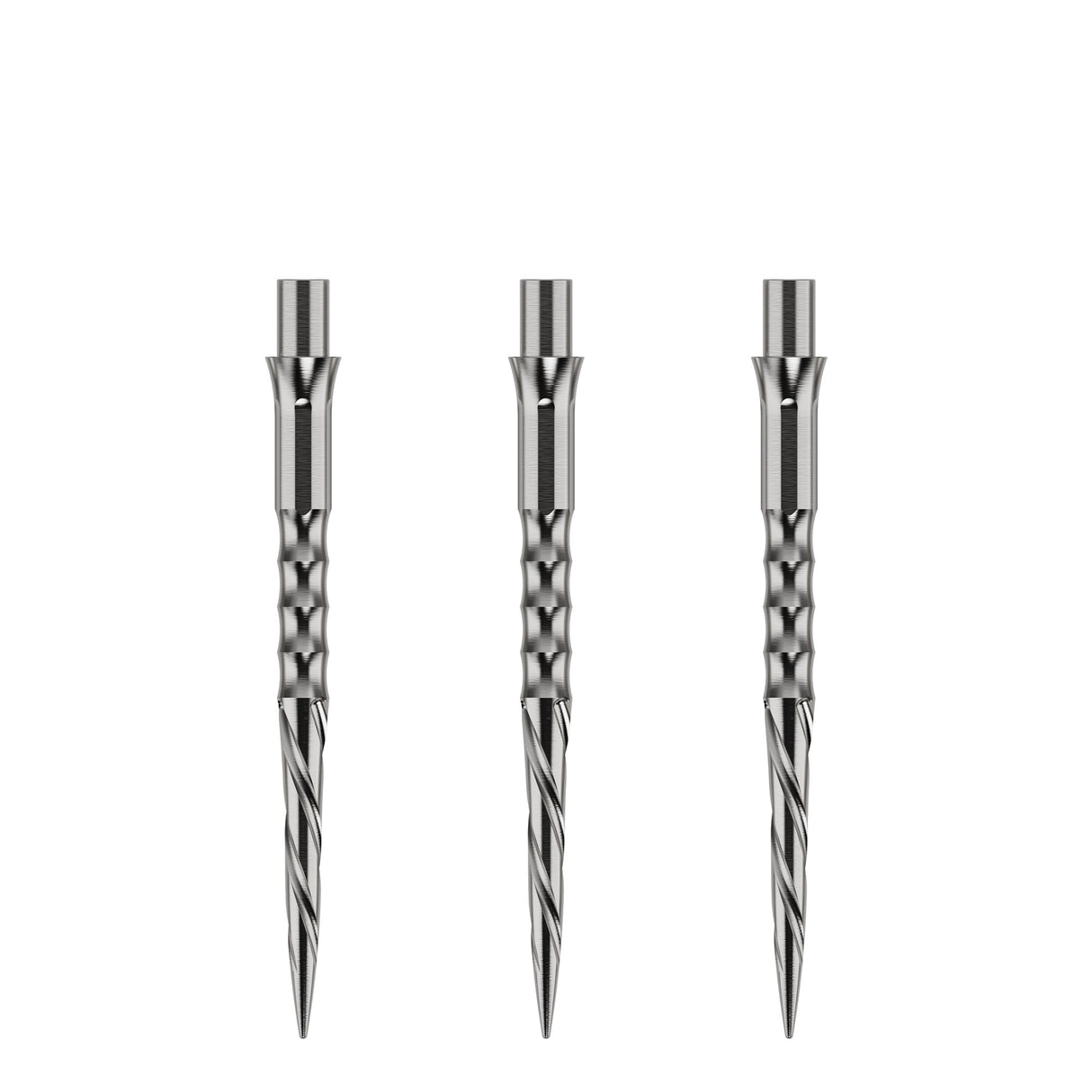 Caliburn Replaceable Dart Points - Spiro - No Lip - Silver