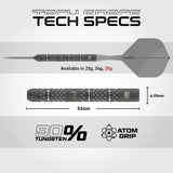 Winmau Michael van Gerwen Switch Darts - Steel Tip - 90% Tungsten - TS-Pro