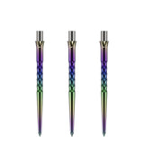 Caliburn Replaceable Dart Points - Ripple - No Lip - Rainbow