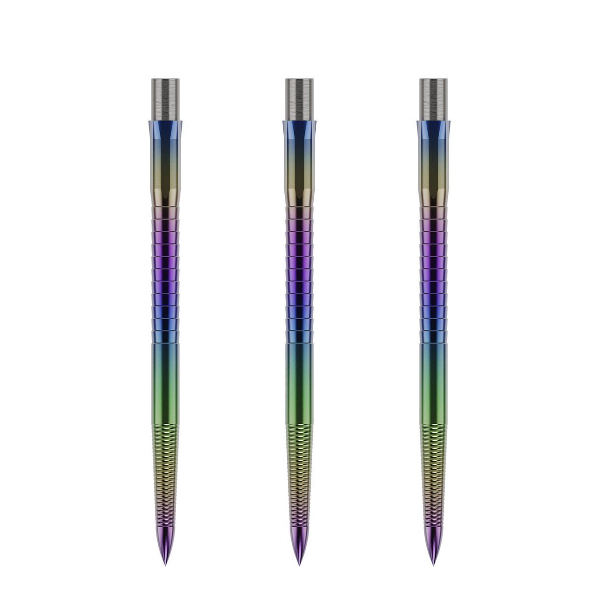 Caliburn Replaceable Dart Points - Micro Grip - Rainbow