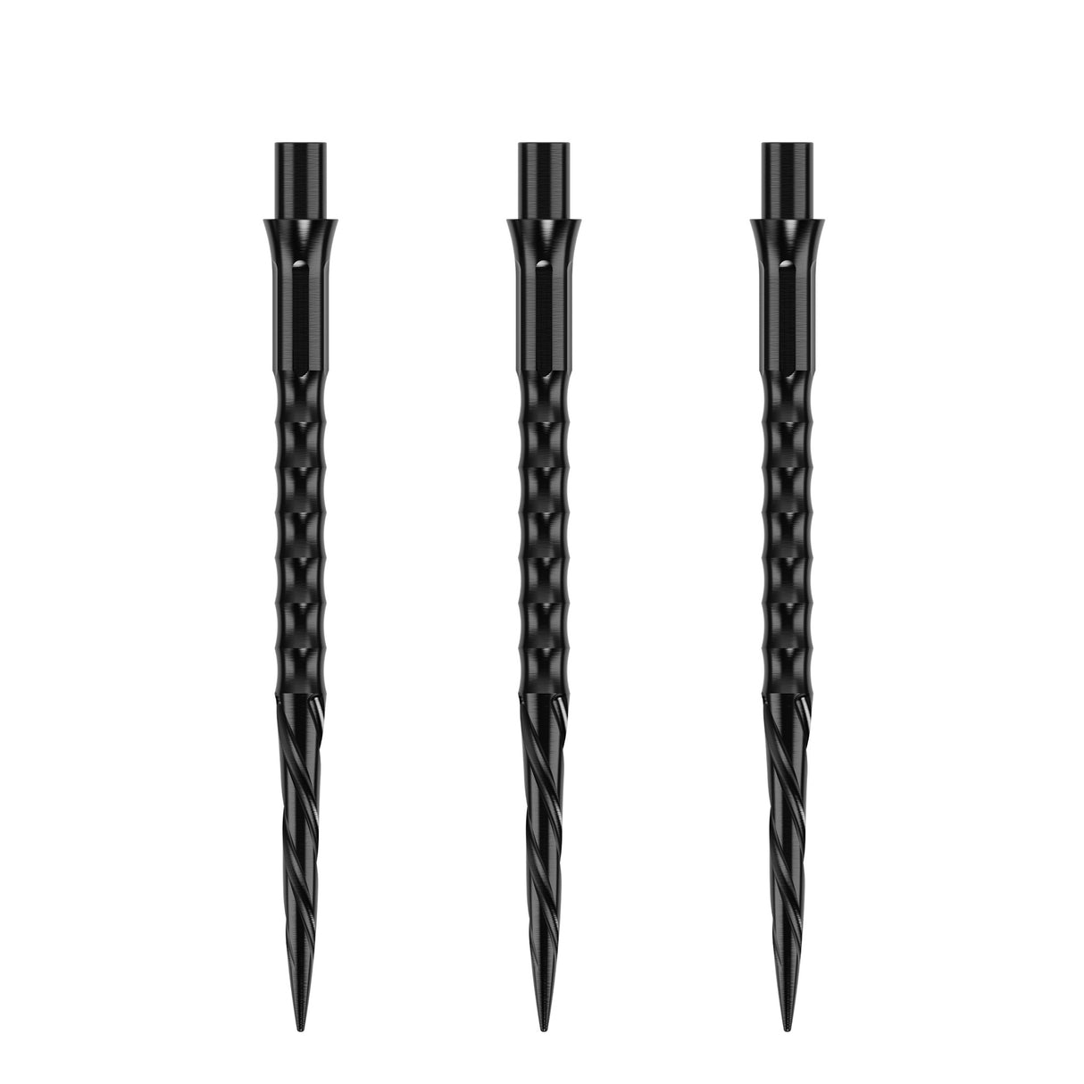 Caliburn Replaceable Dart Points - Spiro - No Lip - Black