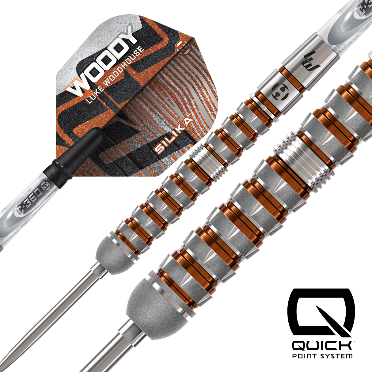 Harrows Luke Woodhouse Darts - Steel Tip - 90% Tungsten - Series 3