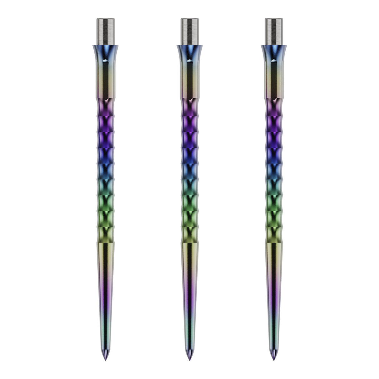 Caliburn Replaceable Dart Points - Ripple - No Lip - Rainbow