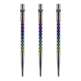 Caliburn Replaceable Dart Points - Ripple - No Lip - Rainbow