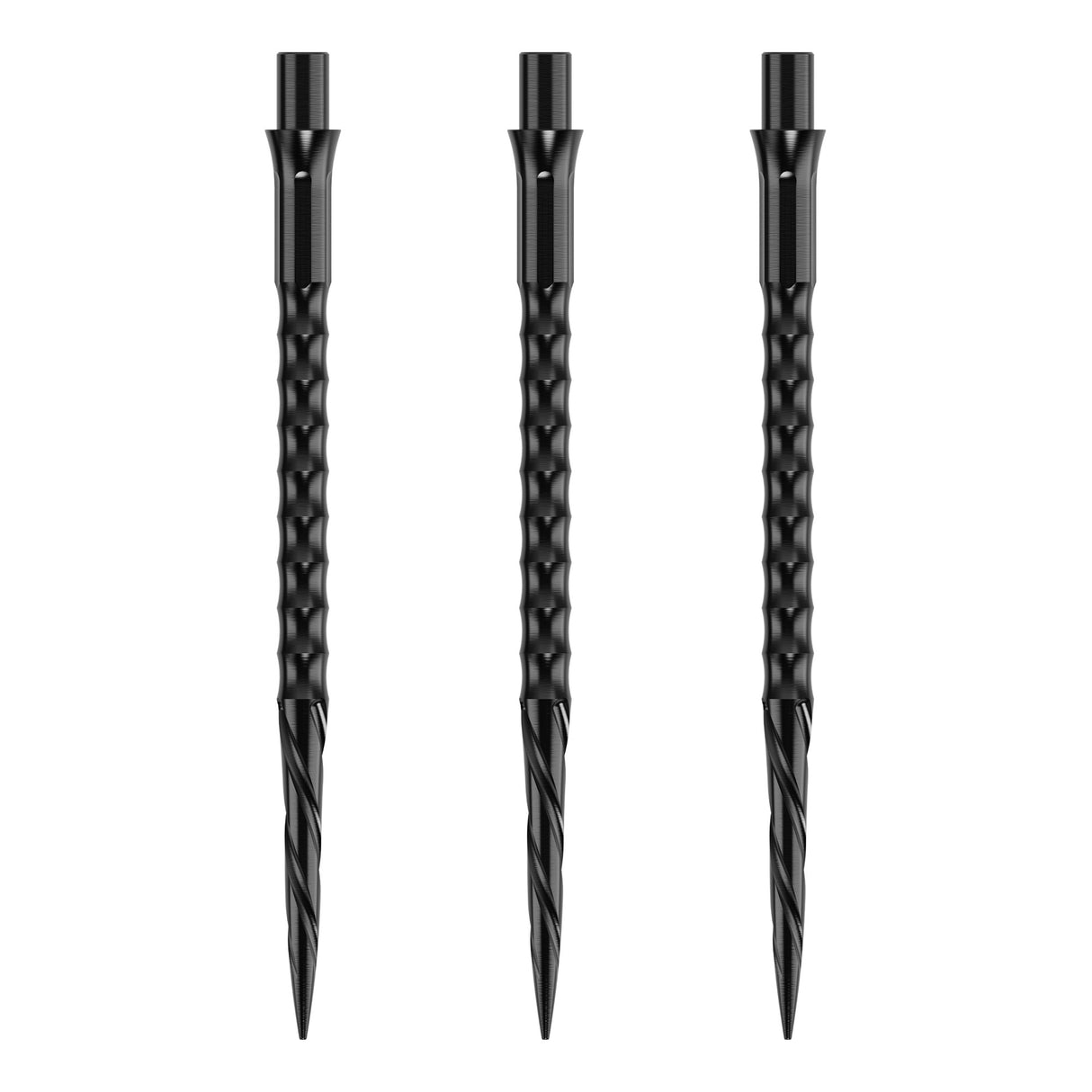 Caliburn Replaceable Dart Points - Spiro - No Lip - Black