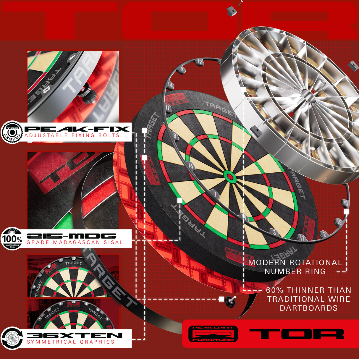 Target Tor Dartboard - Professional