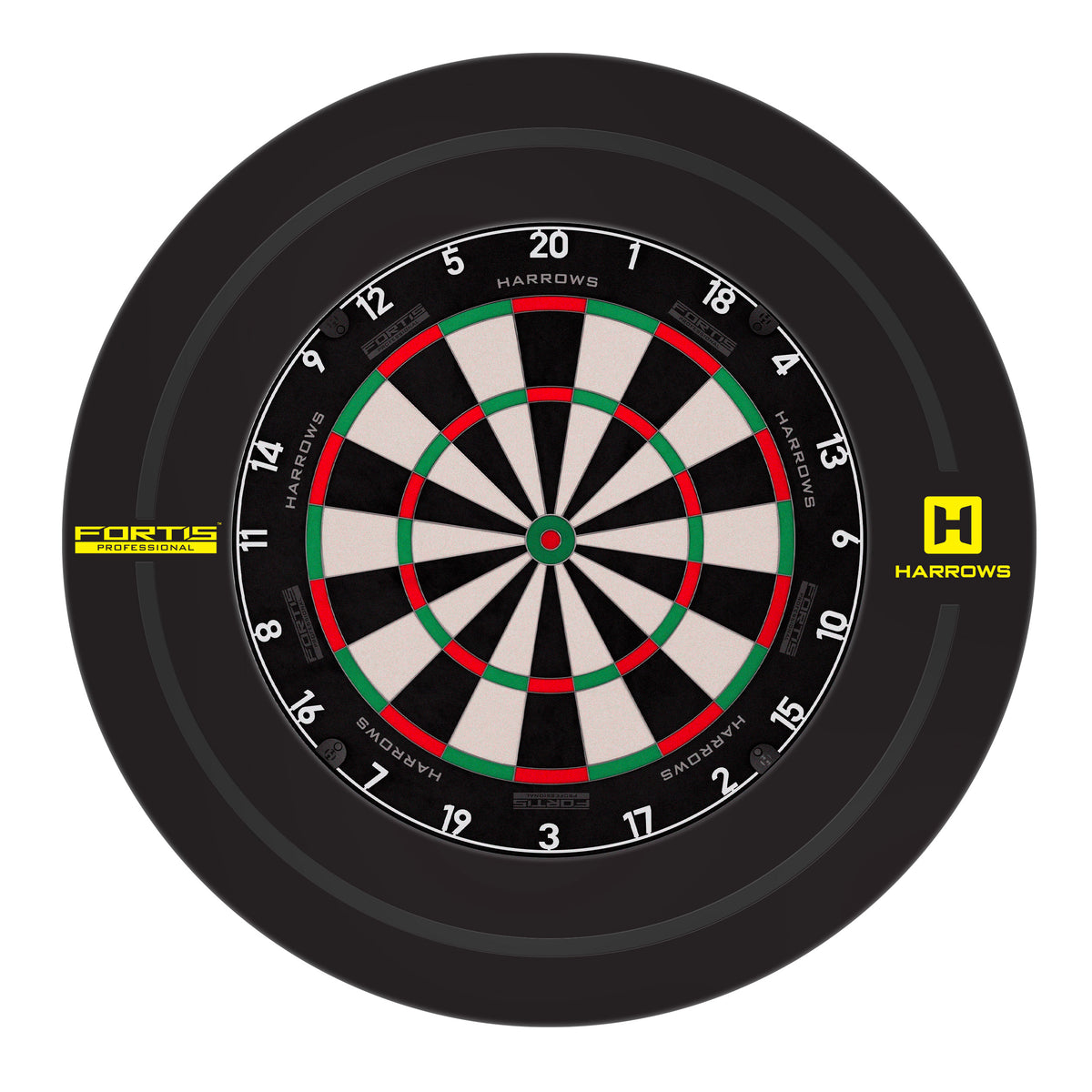 Harrows Dartboard Surround  - Fortis - Yellow
