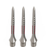 *Caliburn Bamboo Conversion Points - Screw In - Soft Tip to Steel Tip - Silver & Red