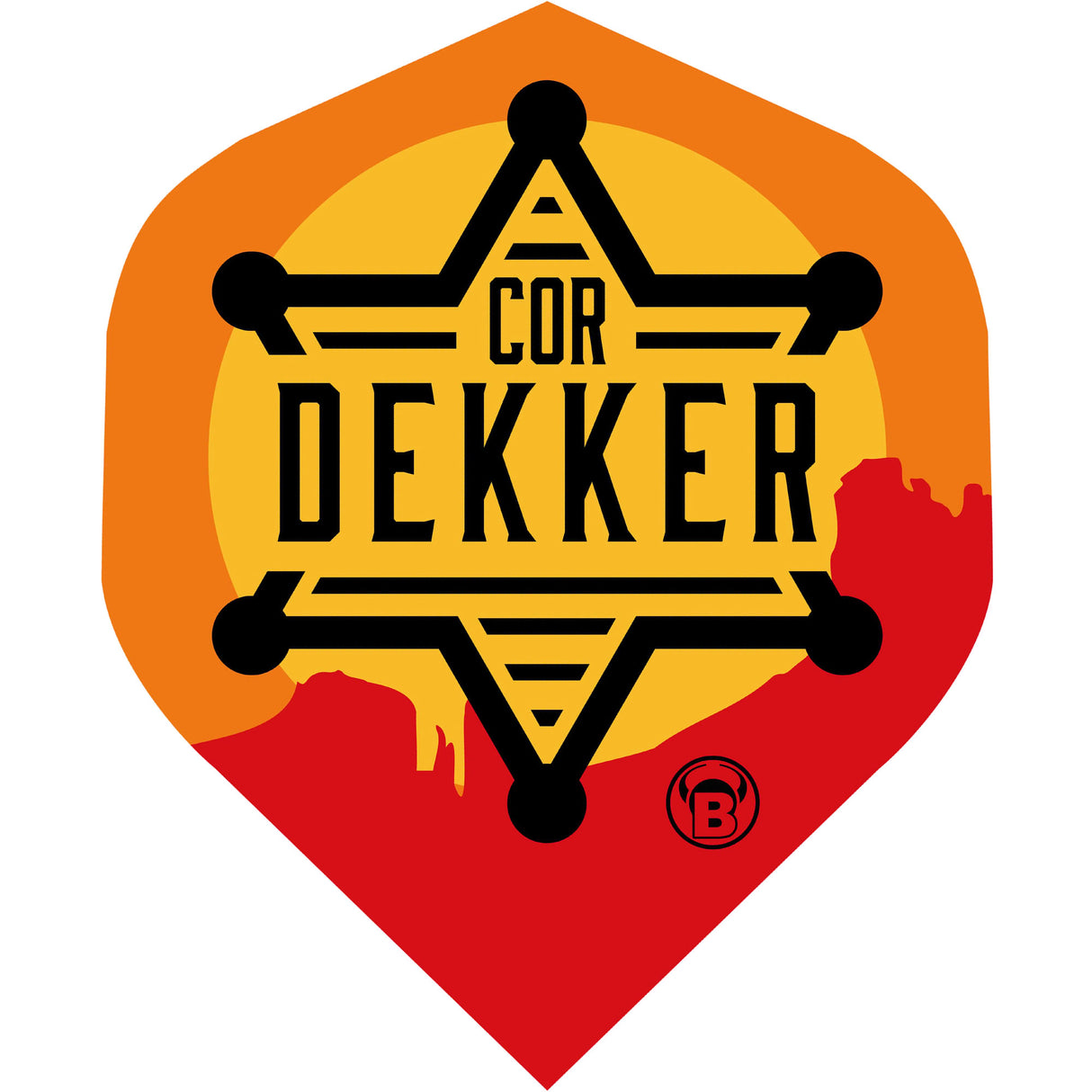 BULL'S Metrixx Dart Flights - 150 Micron - Standard No2 - Cor Dekker