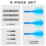 Harrows Flux Darts - Soft Tip - Pro Tungsten