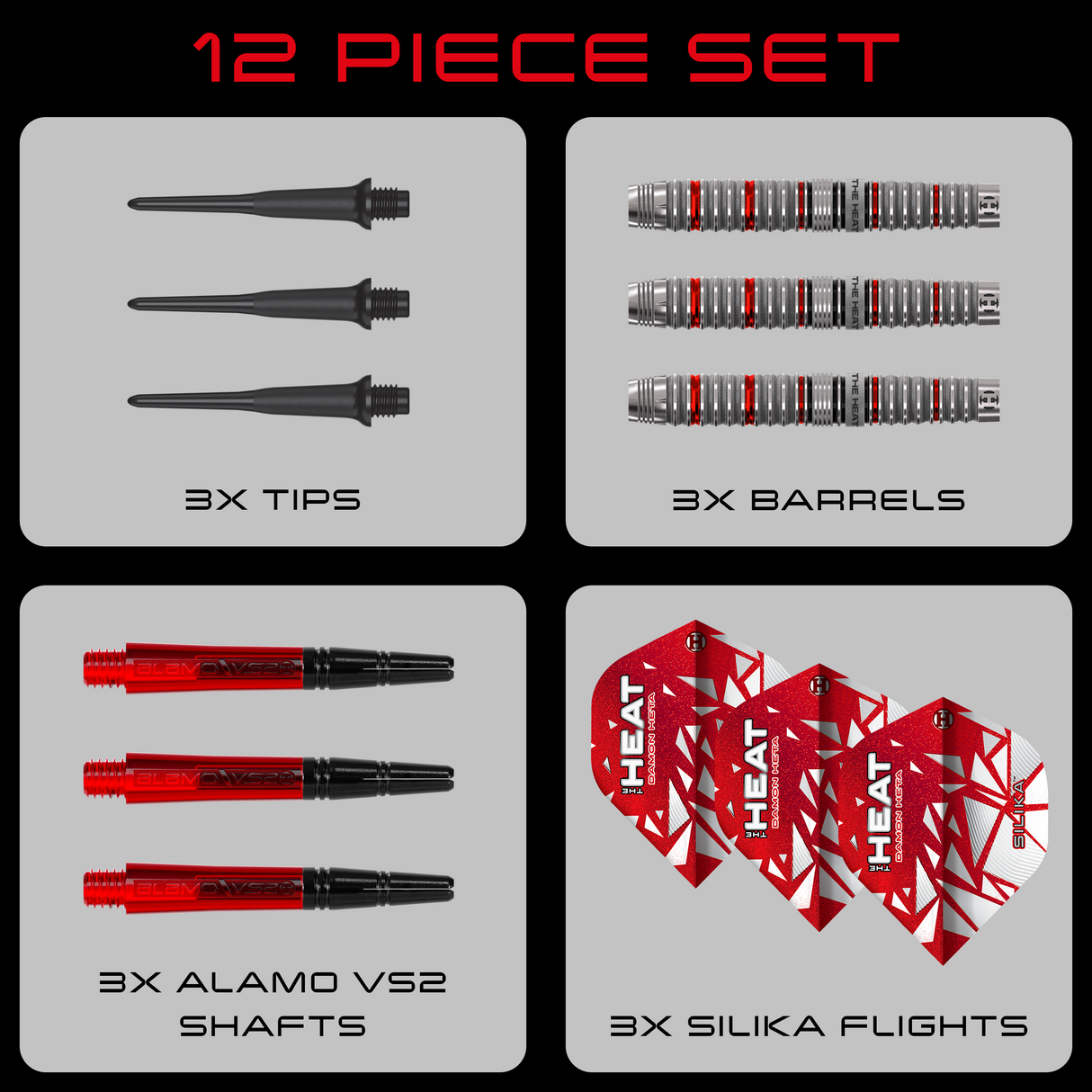 Harrows Damon Heta Darts - Soft Tip - 90% Tungsten - Series 4