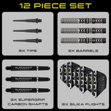 Harrows Dave Chisnall Darts - Soft Tip - 90% Tungsten - Series 4
