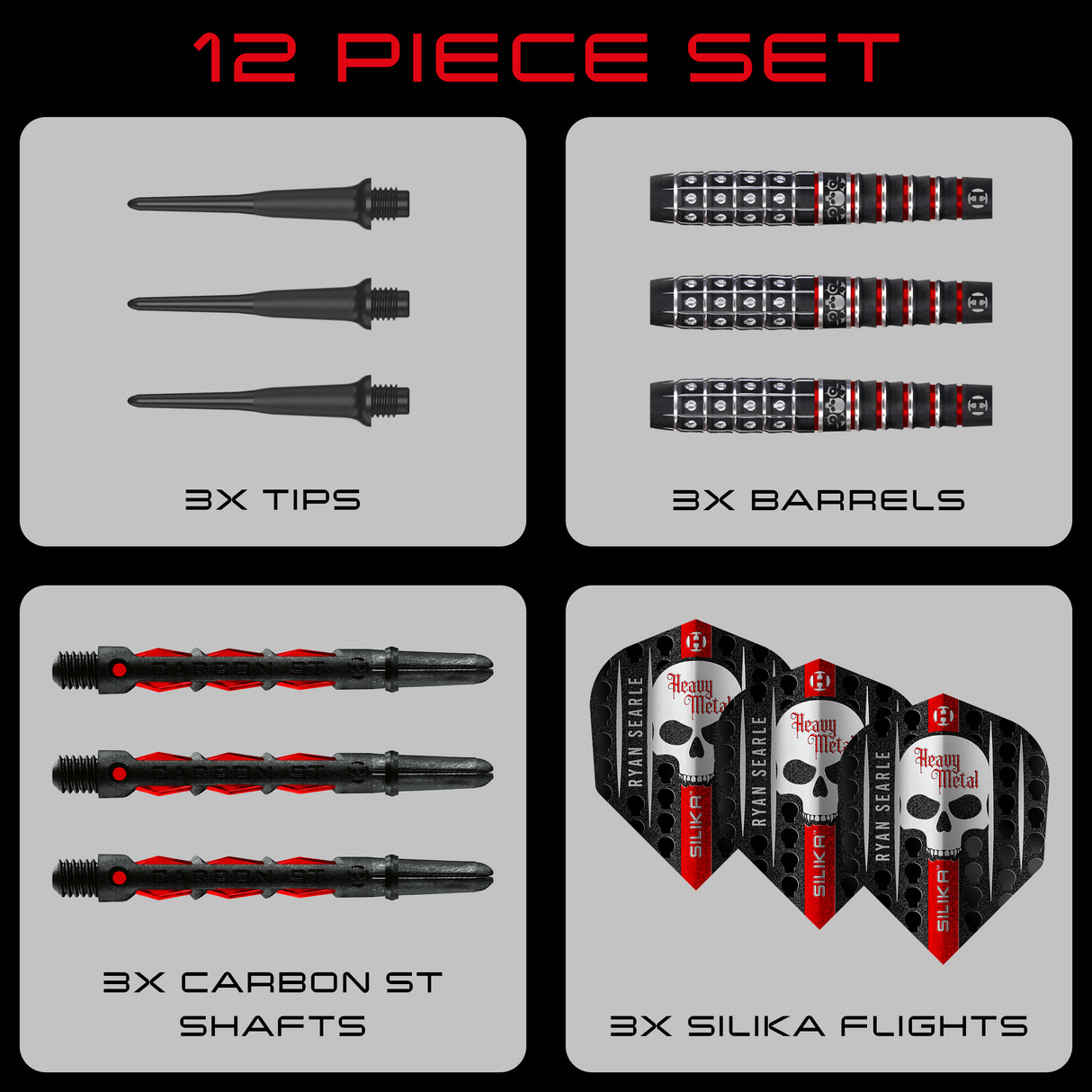 Harrows Ryan Searle Darts - Soft Tip - 90% Tungsten - Series 3