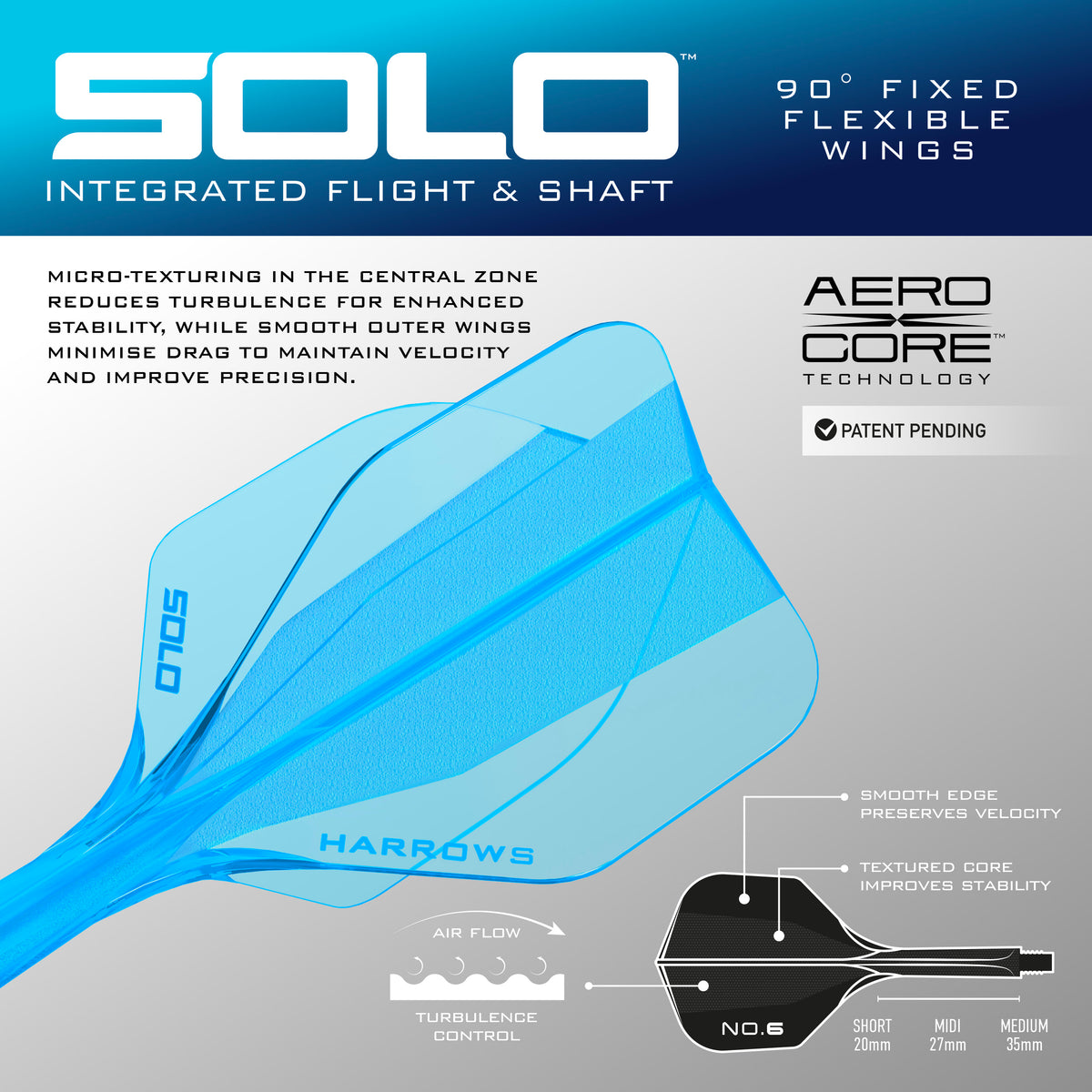 Harrows Flux Darts - Steel Tip - Pro Tungsten
