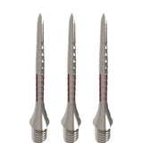 *Caliburn Bamboo Conversion Points - Screw In - Soft Tip to Steel Tip - Silver & Red