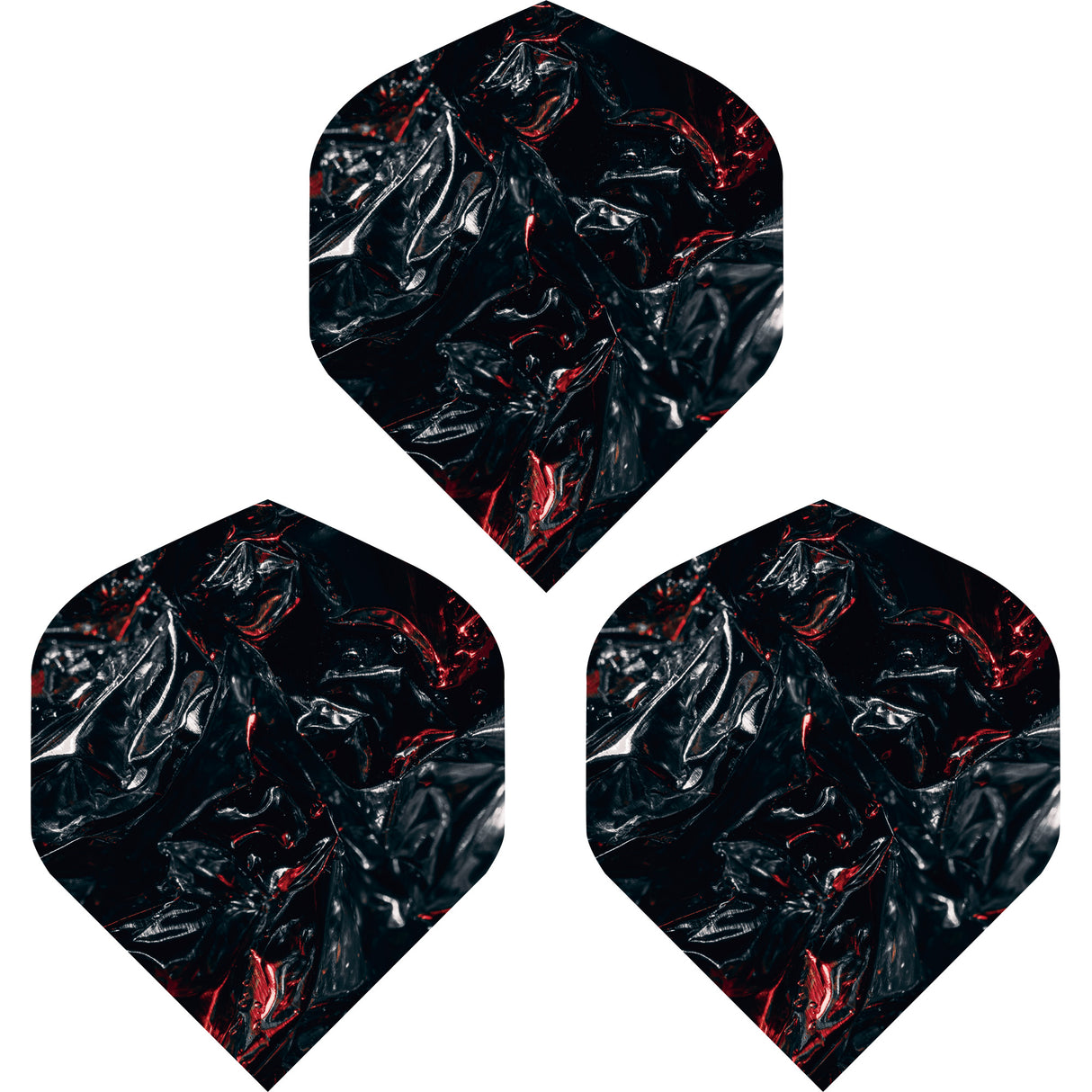 Caliburn Dart Flights - 100 Micron - Standard No2 - Abyss