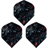 Caliburn Dart Flights - 100 Micron - Standard No2 - Abyss