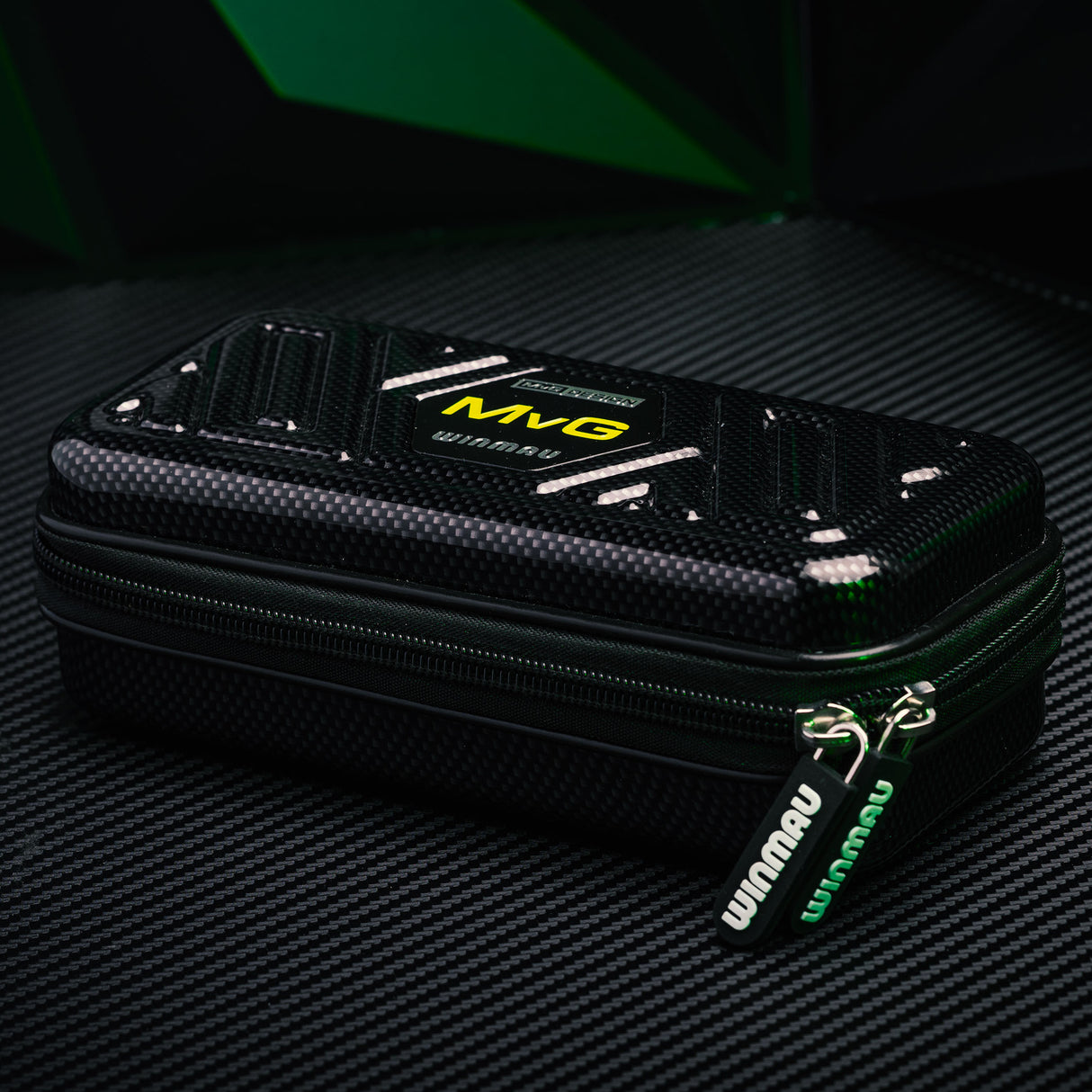 Winmau Armor Darts Case - MVG G1 - Black & Green