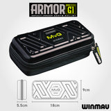 Winmau Armor Darts Case - MVG G1 - Black & Green