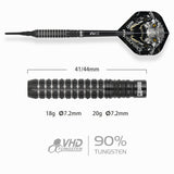 One80 Crocforce Darts - Soft Tip - 90% Tungsten - CF2