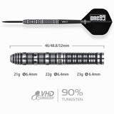 One80 Boris Koltsov Darts - Steel Tip - 90% Tungsten