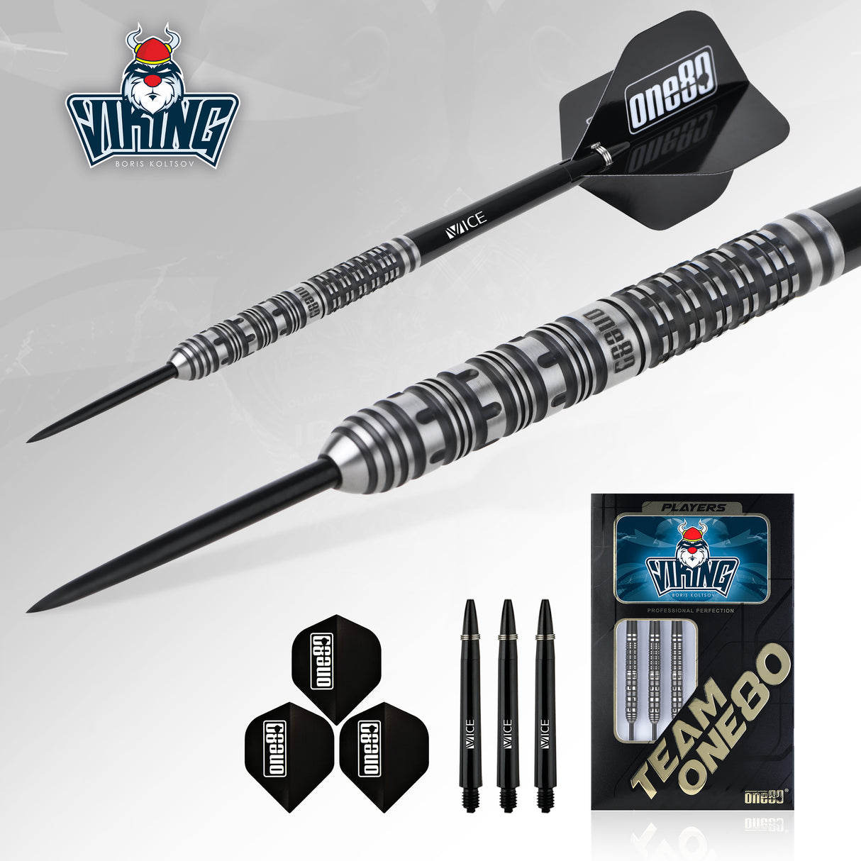 One80 Boris Koltsov Darts - Steel Tip - 90% Tungsten