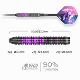 One80 Foxide Darts - Steel Tip - 90% Tungsten - F1