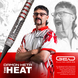 Harrows Damon Heta Darts - Soft Tip - 90% Tungsten - Geo