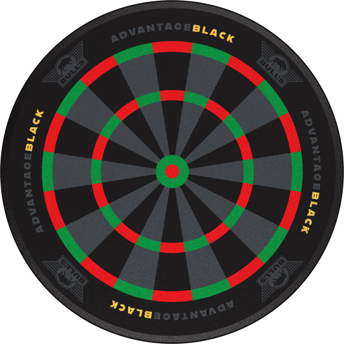 Bulls Advantage Black - Mini Dartboard Display