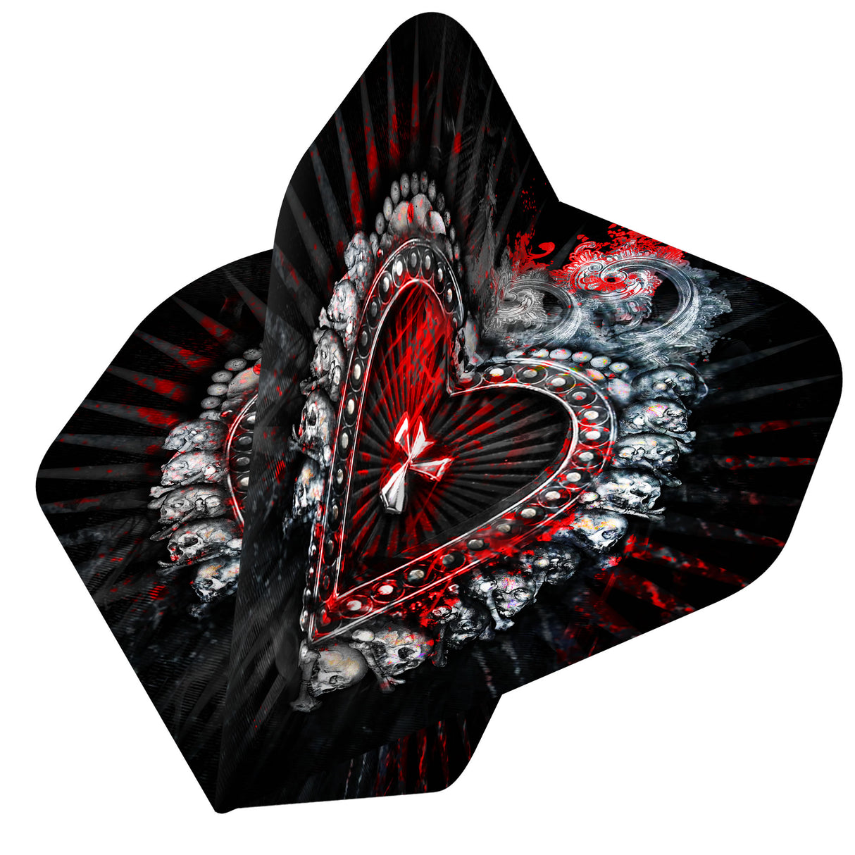 Alchemy Dart Flights - Official Licensed - Std - No2 - Black - Sanctus Sanguis