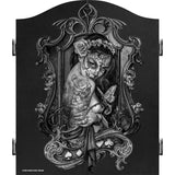 Alchemy Dartboard Cabinet - Official Licensed - Professional Design - Black - Widows Weeds