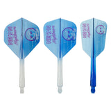 Condor AXE Dart Flights - Stowe Buntz - Clear Blue