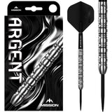 Mission Argent Darts - Steel Tip - 90% Tungsten - Silver