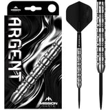 Mission Argent Darts - Steel Tip - 90% Tungsten - Silver