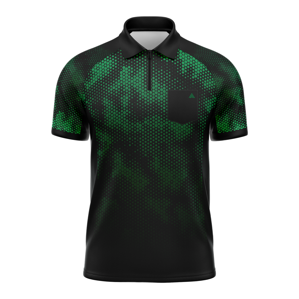 Arraz Hex Dart Shirt - Lightweight - Black & Green