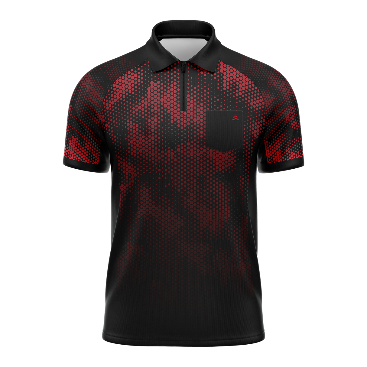 Arraz Hex Dart Shirt - Lightweight - Black & Red - Youth