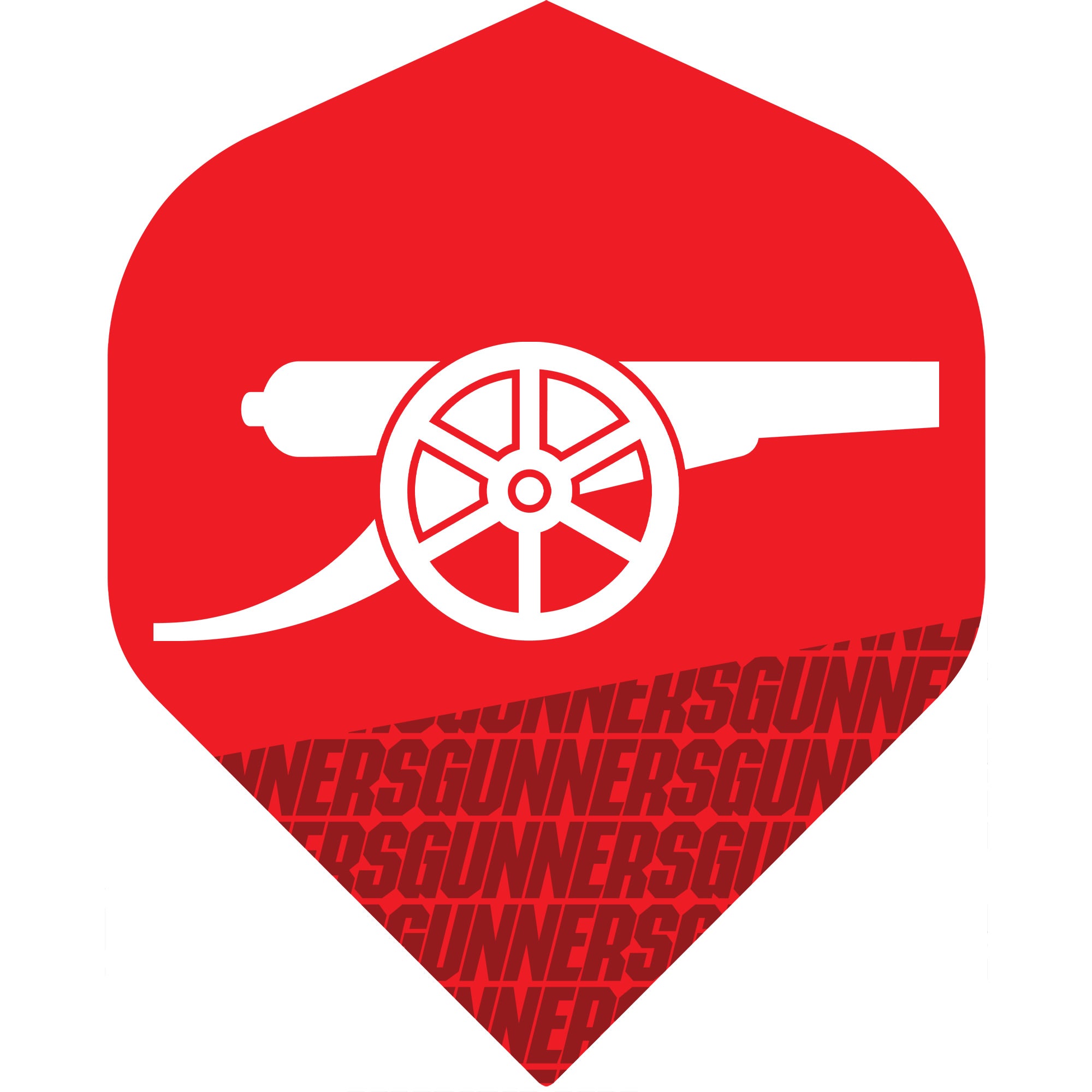 Arsenal FC Dart Flights - Official Licensed - No2 - Std - The Gunners