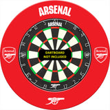 Arsenal FC Dartboard Surround - Official Licensed - The Gunners - S3 - Red - Mono Logo