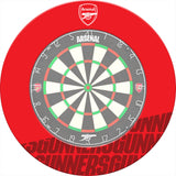 Arsenal FC Dartboard Surround - Official Licensed - The Gunners - S4 - Red - Gunners