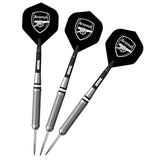 Arsenal FC Darts - Steel Tip Brass - Official Licensed - The Gunners - 22g