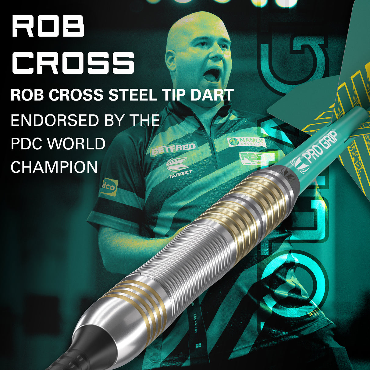 Target Rob Cross Darts  - Soft Tip - Brass