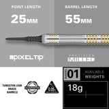 Target Rob Cross Darts  - Soft Tip - Brass