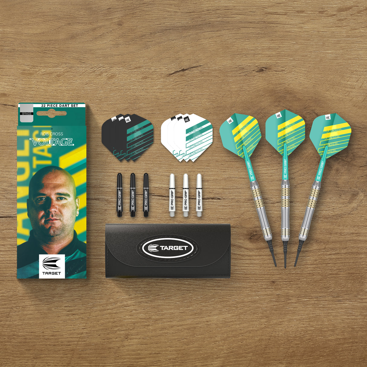 Target Rob Cross Darts  - Soft Tip - Brass