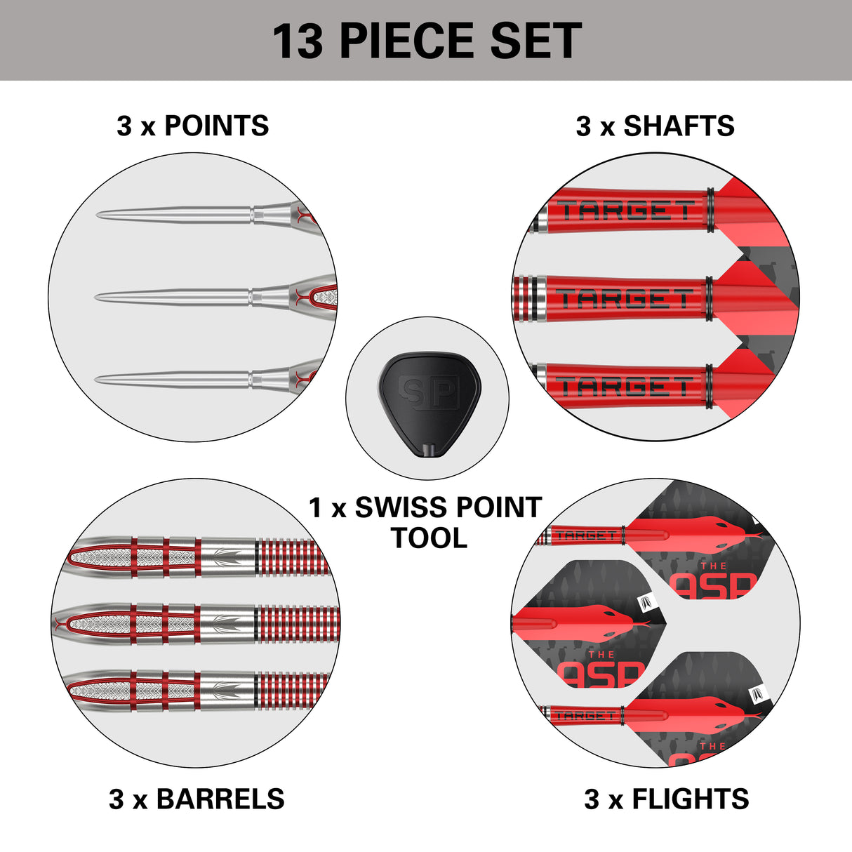 Target Nathan Aspinall Darts - Steel Tip - 95% Tungsten - G2