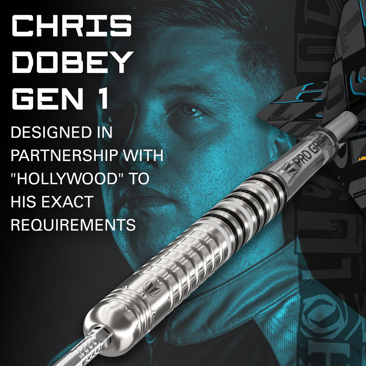 Target Chris Dobey Darts - Steel Tip - 90% Tungsten
