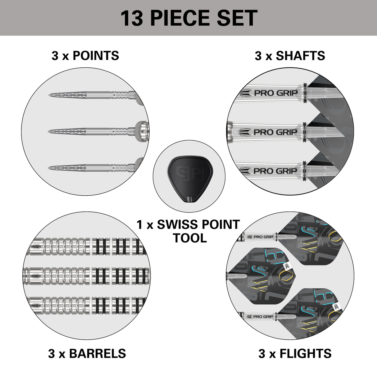 Target Chris Dobey Darts - Steel Tip - 90% Tungsten