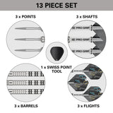 Target Chris Dobey Darts - Steel Tip - 90% Tungsten